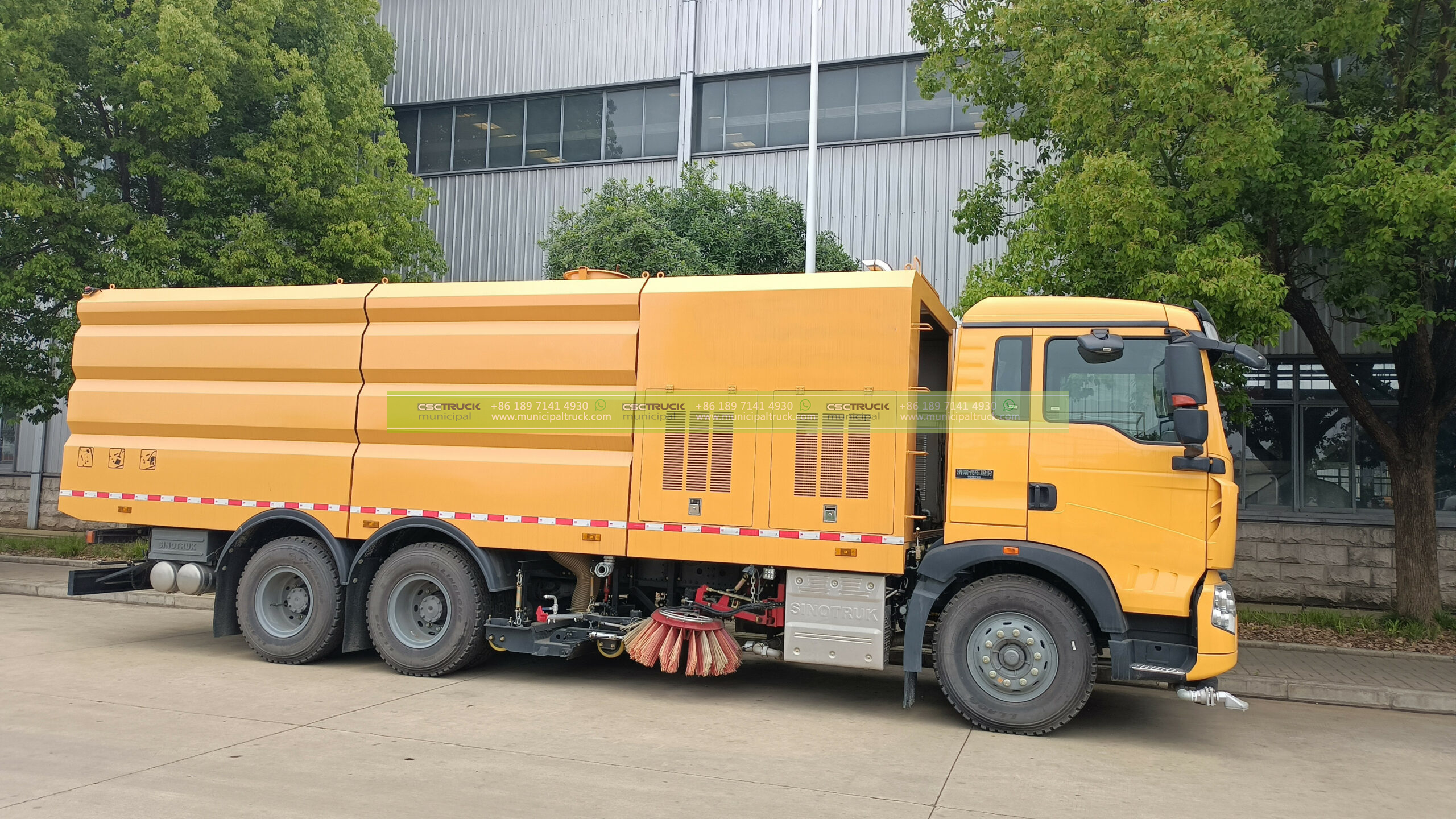 SINOTRUK 20CBM Road Sweeper Truck Body SINOTRUK 20CBM Road Sweeper Truck Body