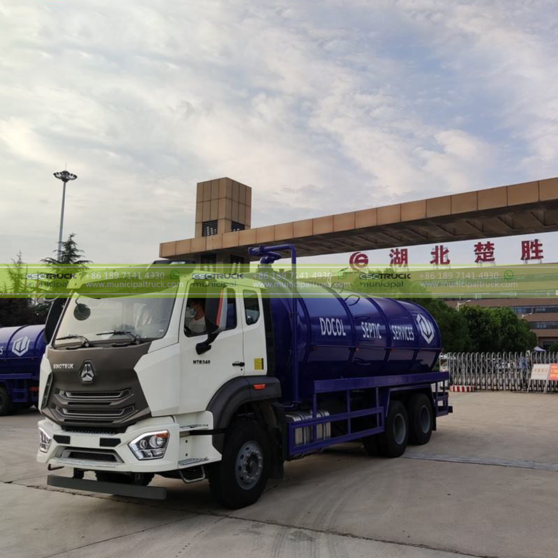 SINOTRUK 20CBM Septic Pump Truck Side SINOTRUK 20CBM Septic Pump Truck Side