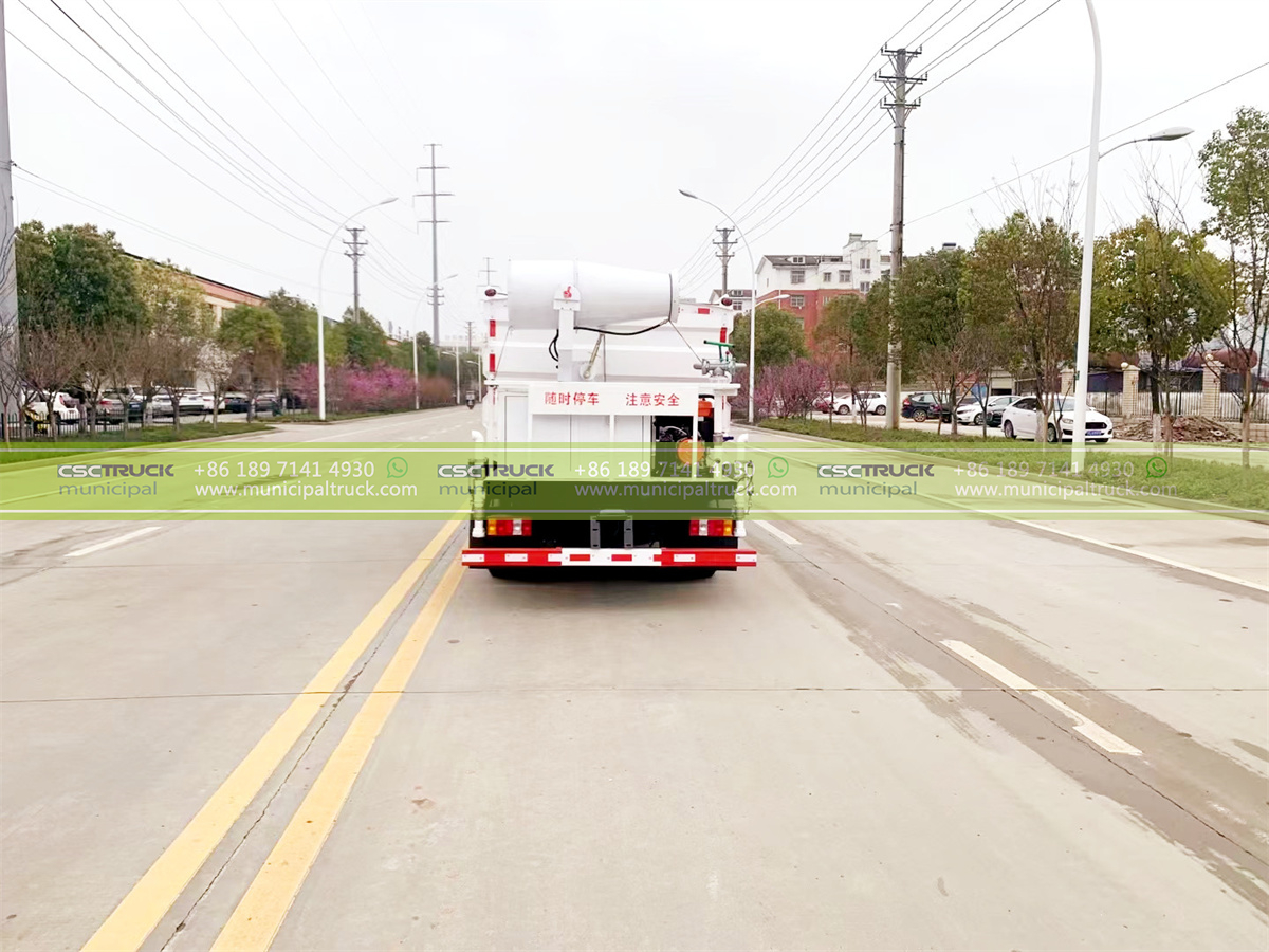 SINOTRUK 5CBM Dust Control Truck Back Far SINOTRUK 5CBM Dust Control Truck Back Far