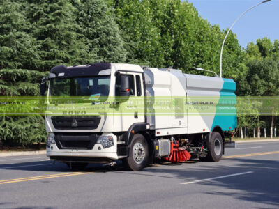 SINOTRUK Road Flushing Sweeper Truck