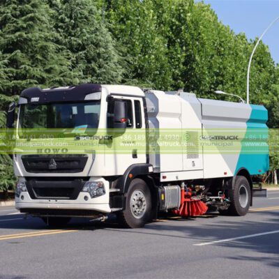 SINOTRUK Road Flushing Sweeper Truck