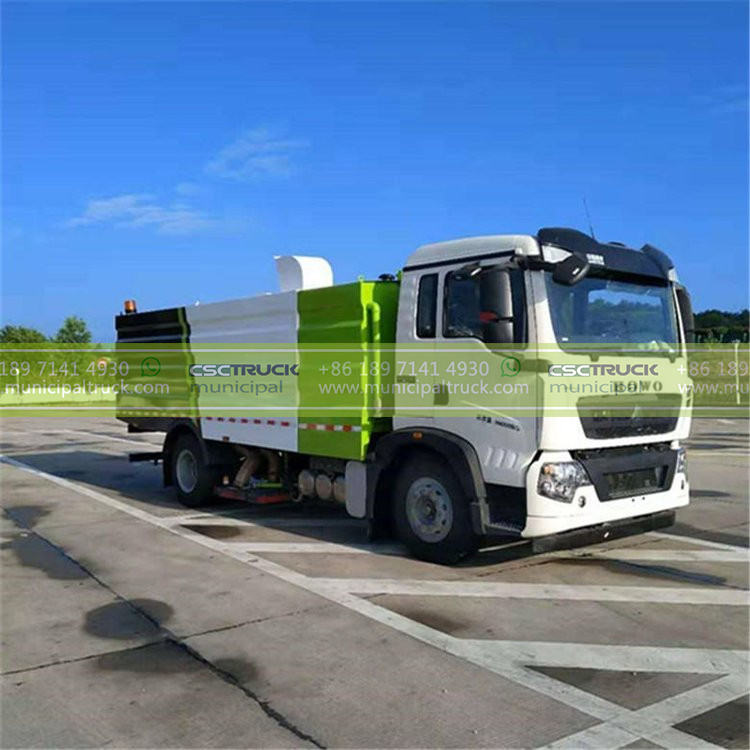 SINOTRUK Vacuum Clean Sweeper Truck SINOTRUK Vacuum Clean Sweeper Truck