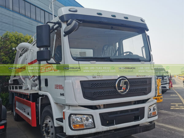 Shacman 12CBM Sewer Jetting Truck Right