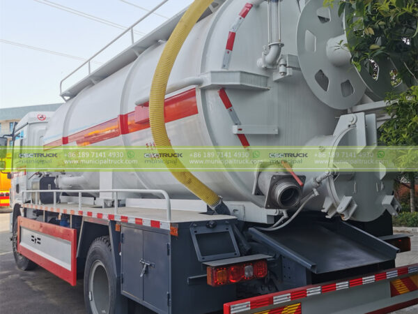 Shacman 12CBM Sewer Jetting Truck Tank