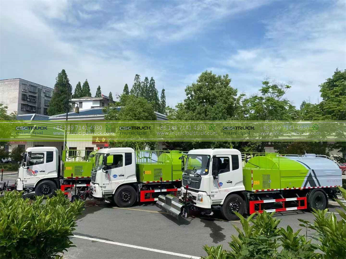 DONGFENG 14,000L Water Jetting Truck Working DONGFENG 14,000L Water Jetting Truck Working