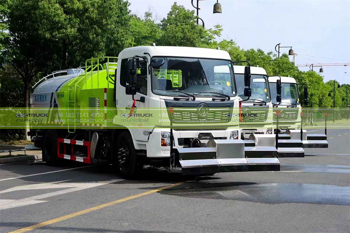 DONGFENG 14,000L Water Jetting Truck on the Road DONGFENG 14,000L Water Jetting Truck on the Road