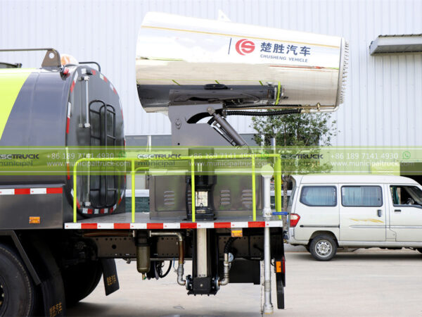 DONGFENG 16CBM Dust Control Spray Truck Back Details
