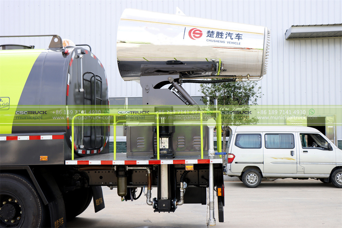 DONGFENG 16CBM Dust Control Spray Truck Back Details DONGFENG 16CBM Dust Control Spray Truck Back Details