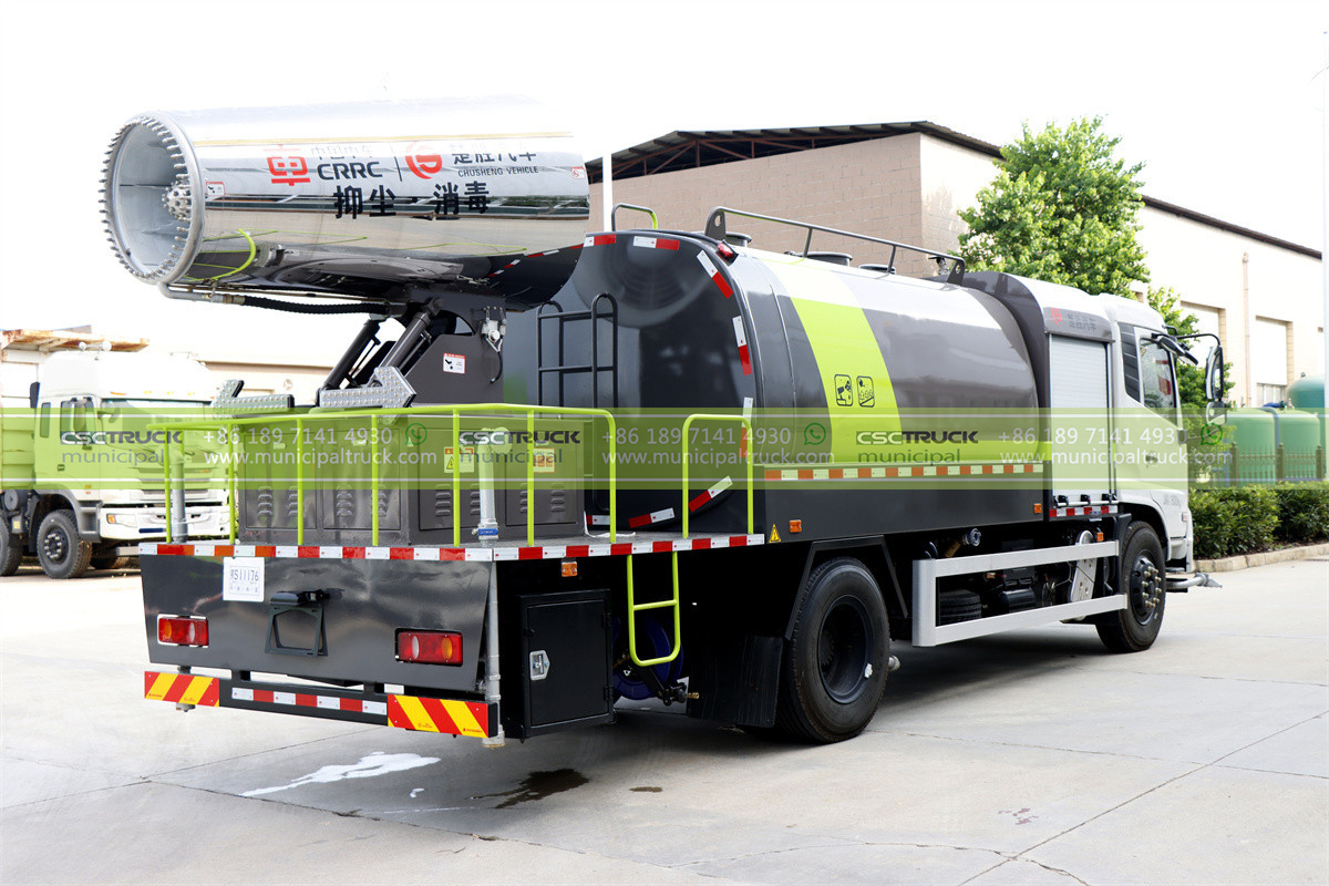 DONGFENG 16CBM Dust Control Spray Truck Back DONGFENG 16CBM Dust Control Spray Truck Back