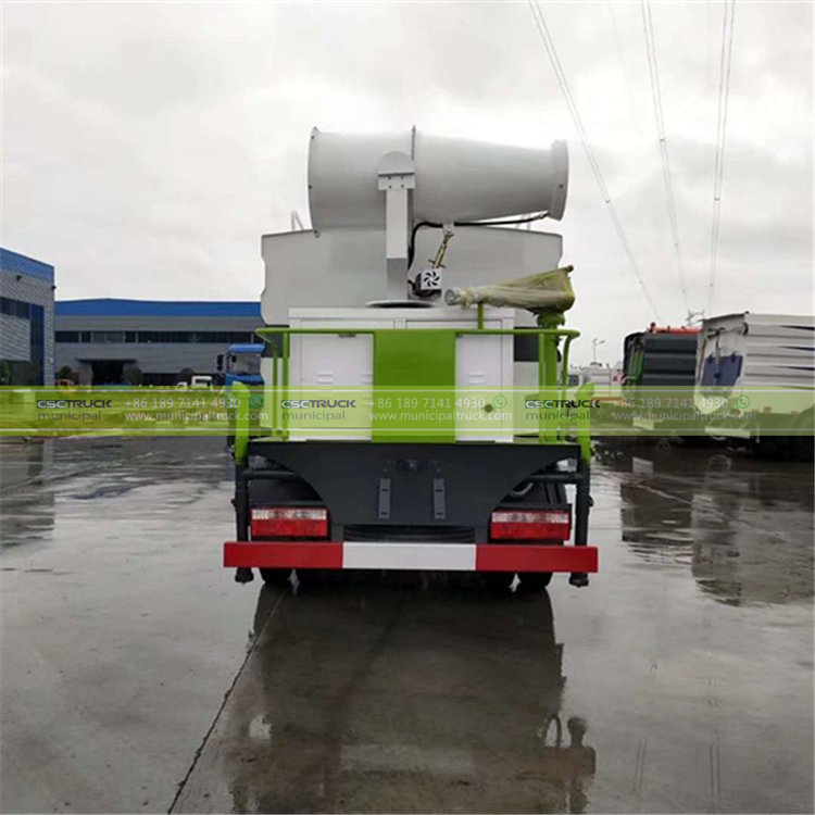 DONGFENG 5CBM Water Mist Sprinkler Truck Back DONGFENG 5CBM Water Mist Sprinkler Truck Back