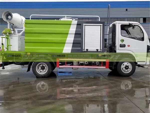DONGFENG 5CBM Water Mist Sprinkler Truck Container