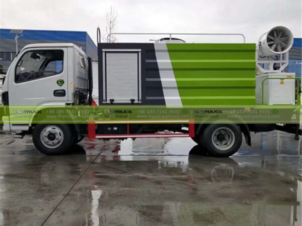DONGFENG 5CBM Water Mist Sprinkler Truck Tank
