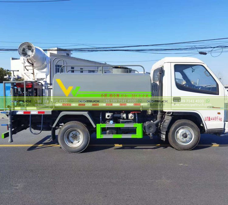 FAW 5CBM Dust Control Tank Truck Container FAW 5CBM Dust Control Tank Truck Container