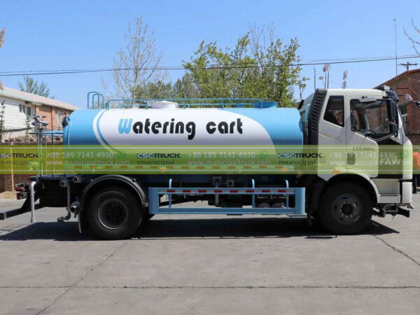 FAW High Pressure Water Cleaning Truck Container