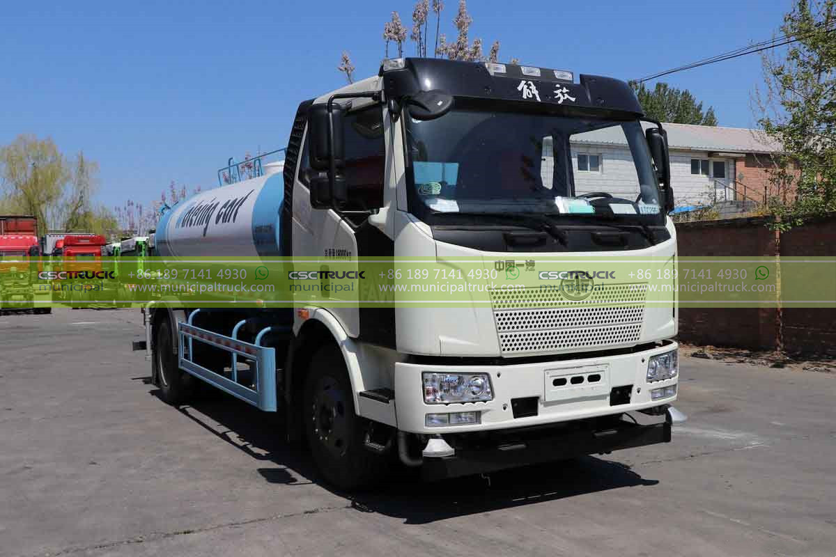 FAW High Pressure Water Cleaning Truck Side FAW High Pressure Water Cleaning Truck Side