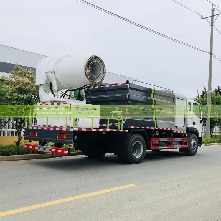 FOTON Dust Control Tank Truck Working FOTON Dust Control Tank Truck Working