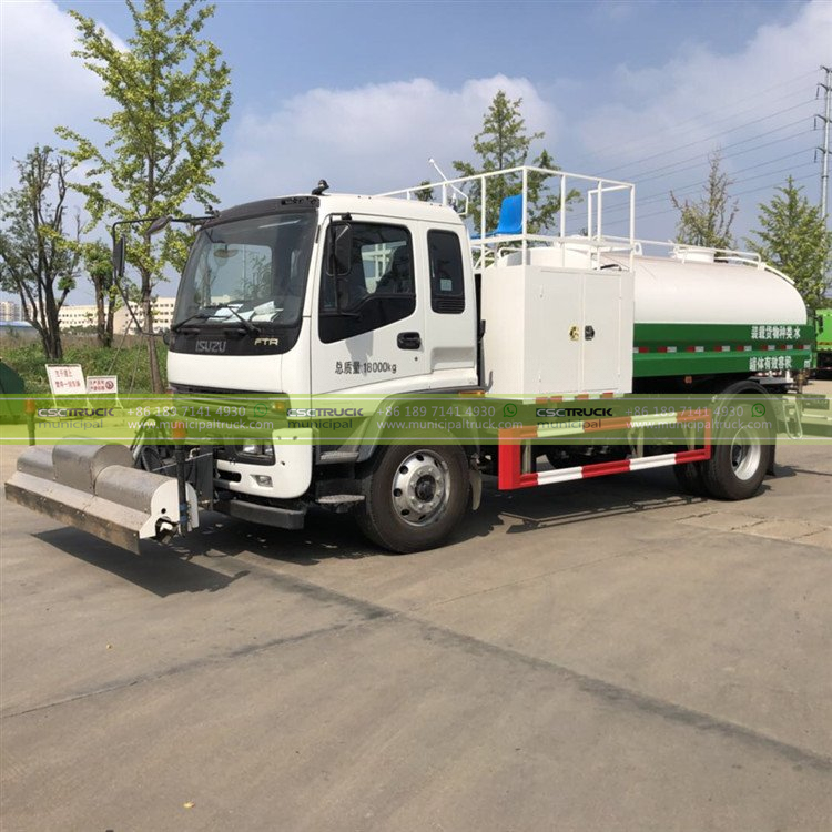 ISUZU High Pressure Road Cleaner Side ISUZU High Pressure Road Cleaner Side