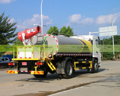 SHACMAN 10CBM Dust Control Truck Side