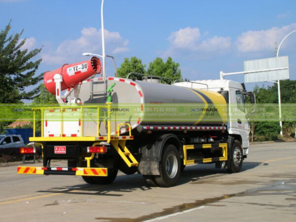 SHACMAN 10CBM Dust Control Truck Side