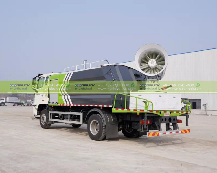 SINOTRUK 16,000L Water Mist Tank Truck Mist Tube SINOTRUK 16,000L Water Mist Tank Truck Mist Tube