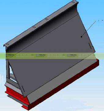 Compactor Truck Ejector Panel