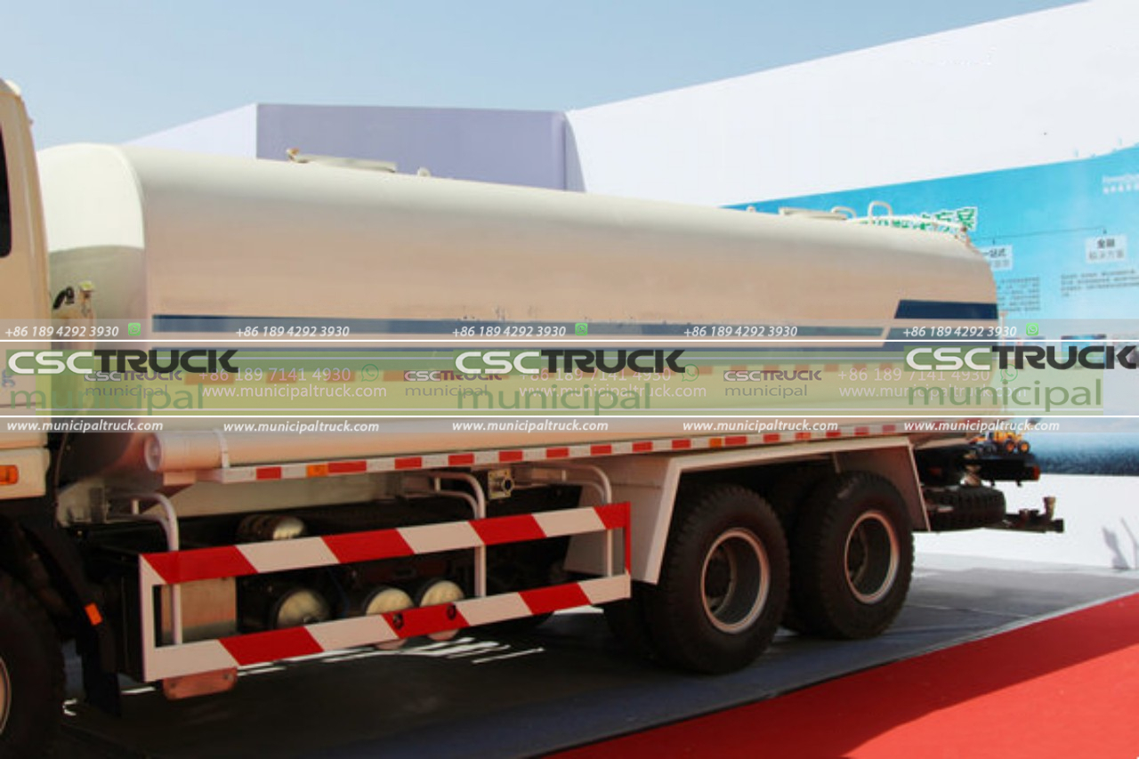 Sprinkler truck side