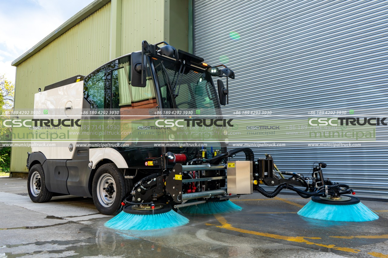 Adjust Sweeper Settings of Sweeper Truck