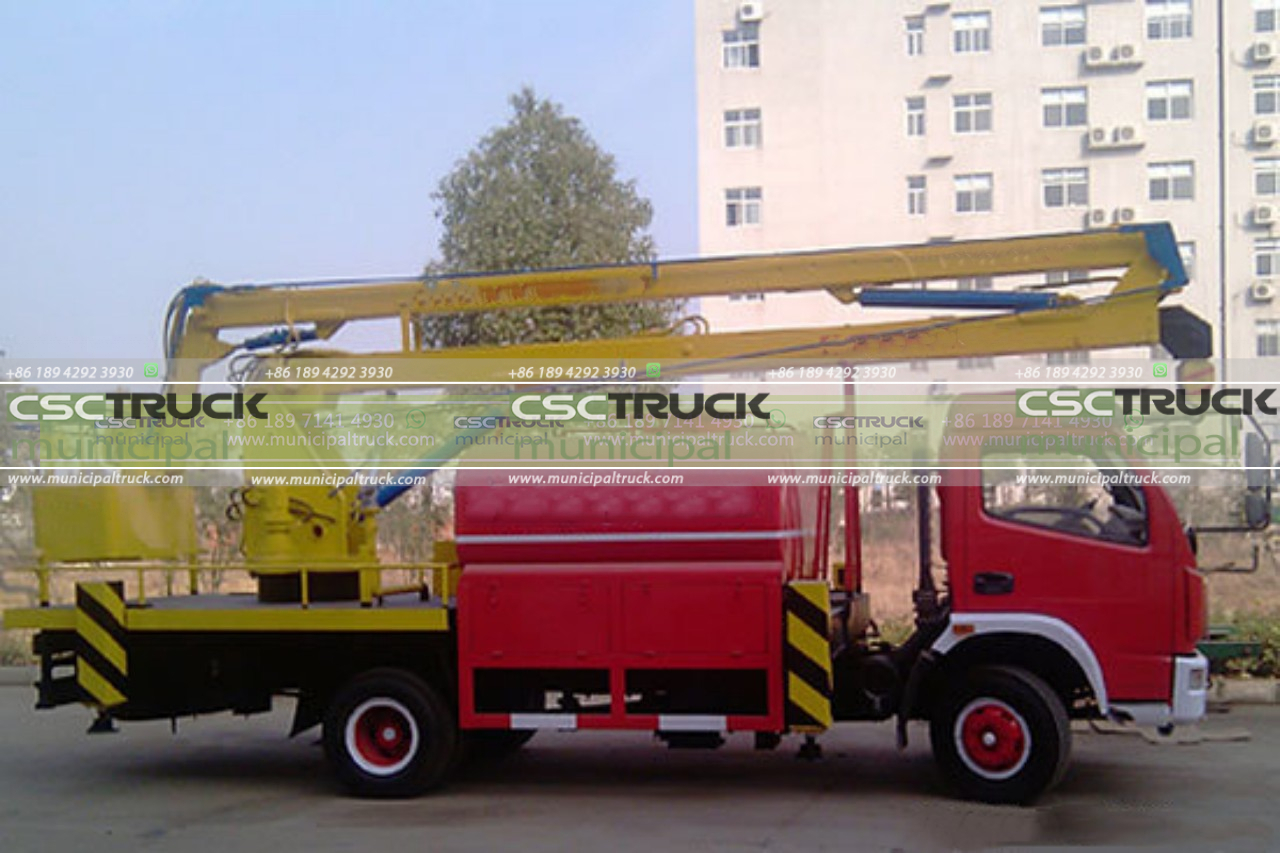 Aerial work sprinkler