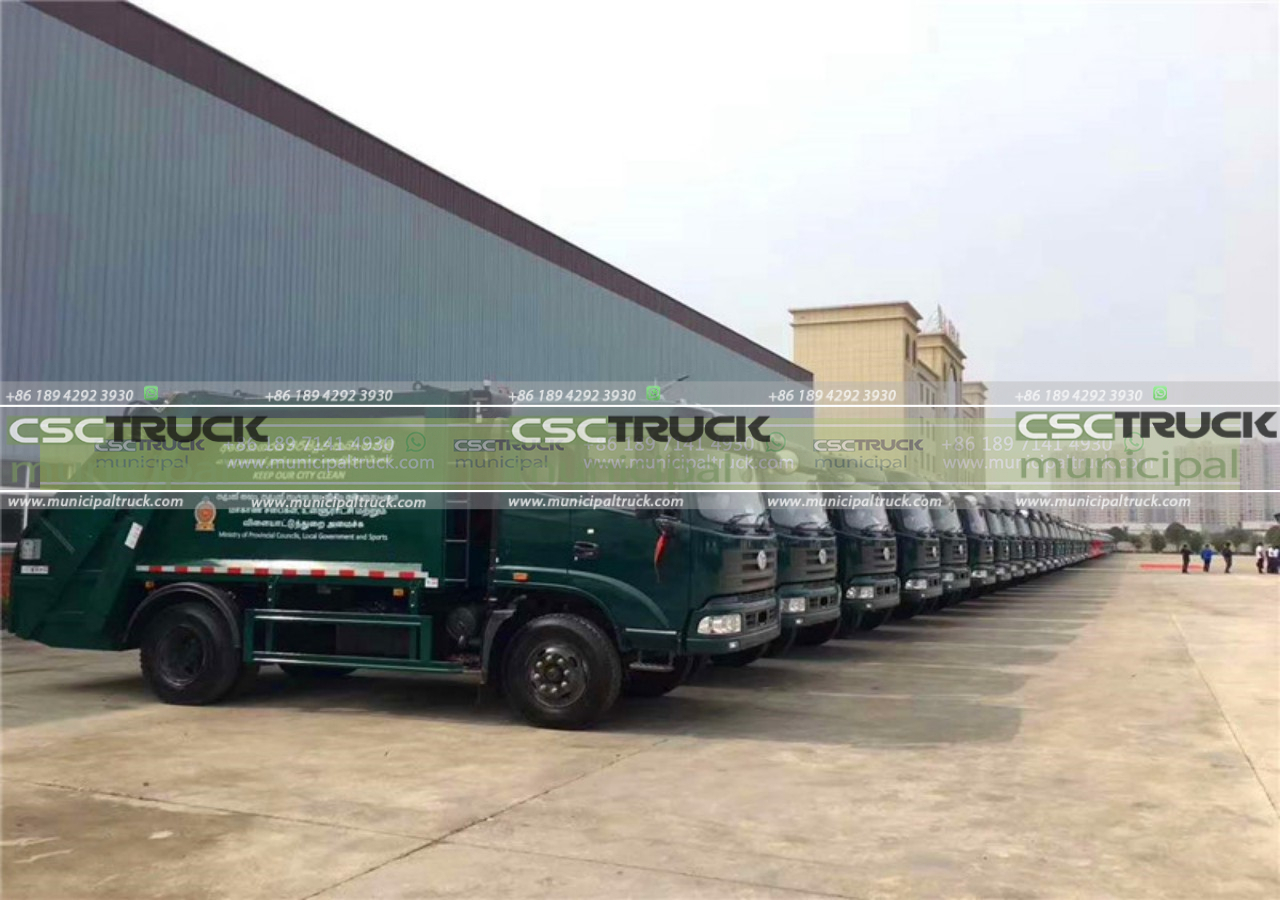 Compactor garbage truck (3)