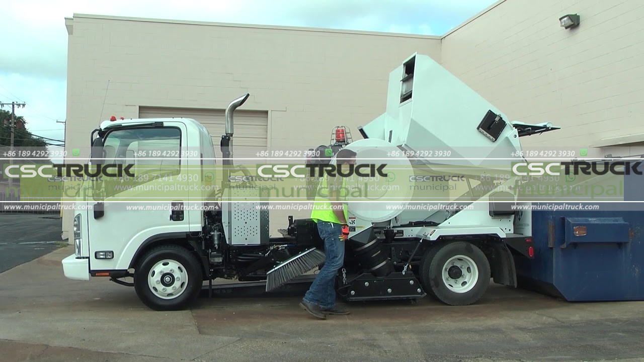 Conduct a Pre-Operational Inspection about Sweeper Truck