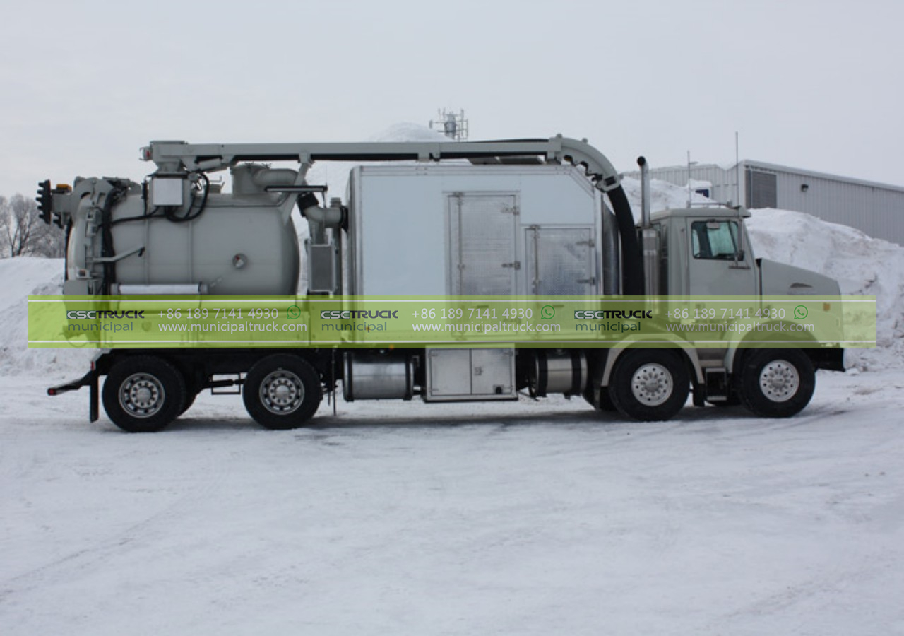 Early Designs and Development sewage truck