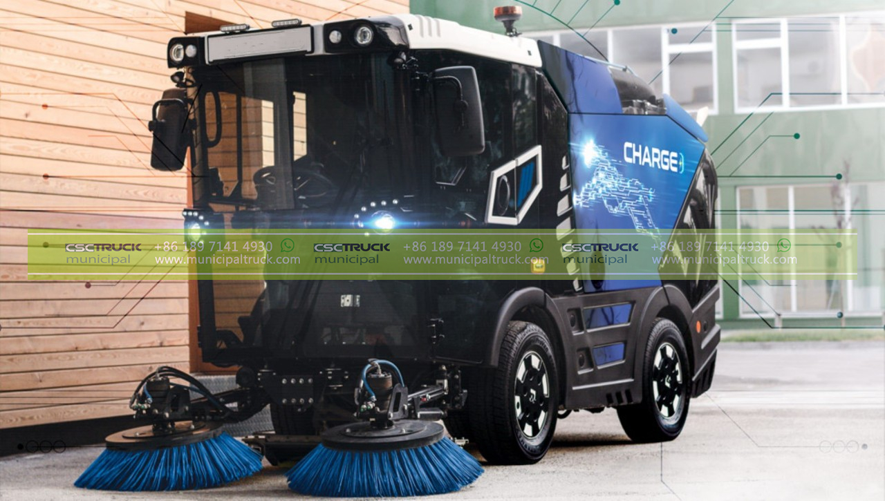 Electric sweeper truck
