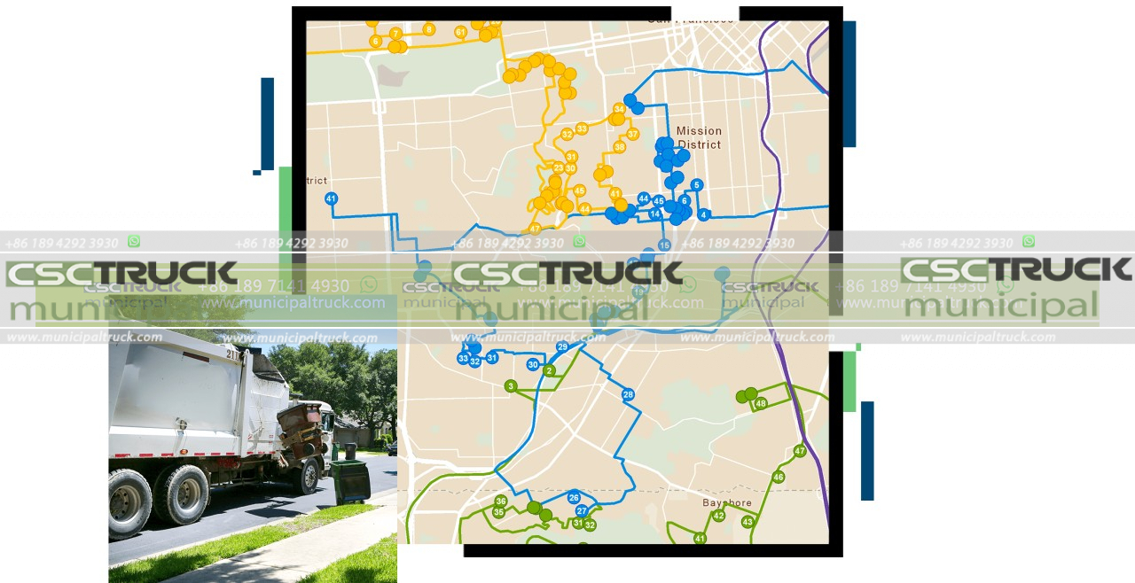 Garbage Truck Improved Service Quality