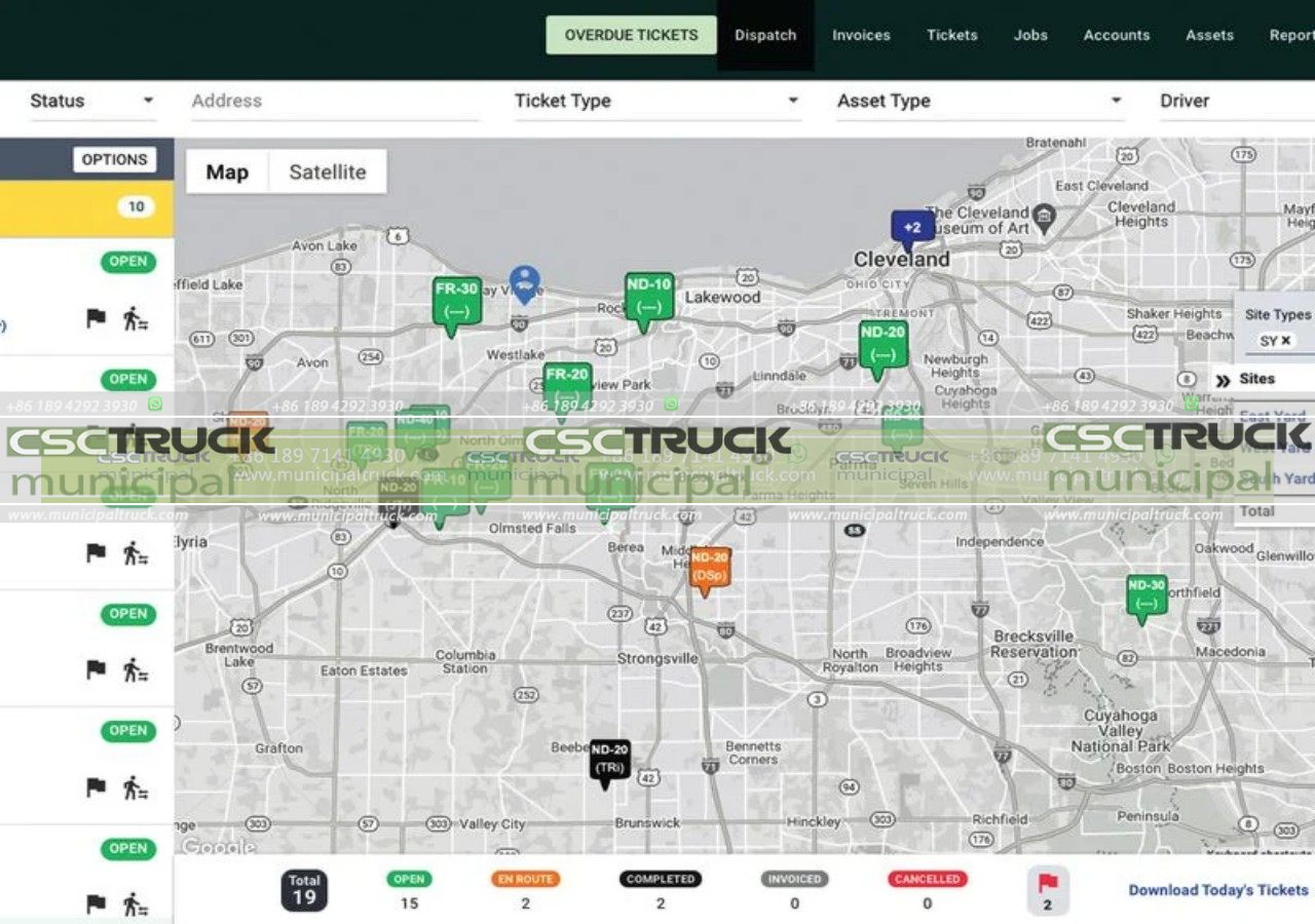 Garbage Truck Scheduling and Dispatching