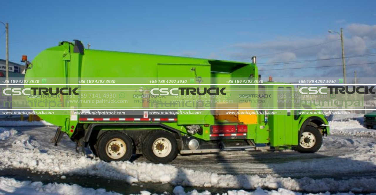 Garbage truck recycling programs