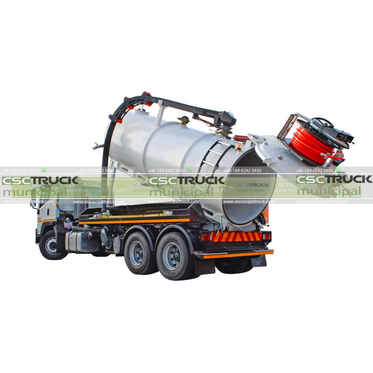 Sewage truck dumping system