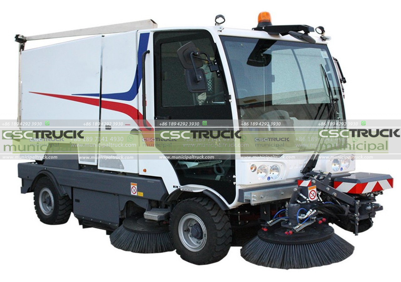 Waste Management sweeper truck (2)