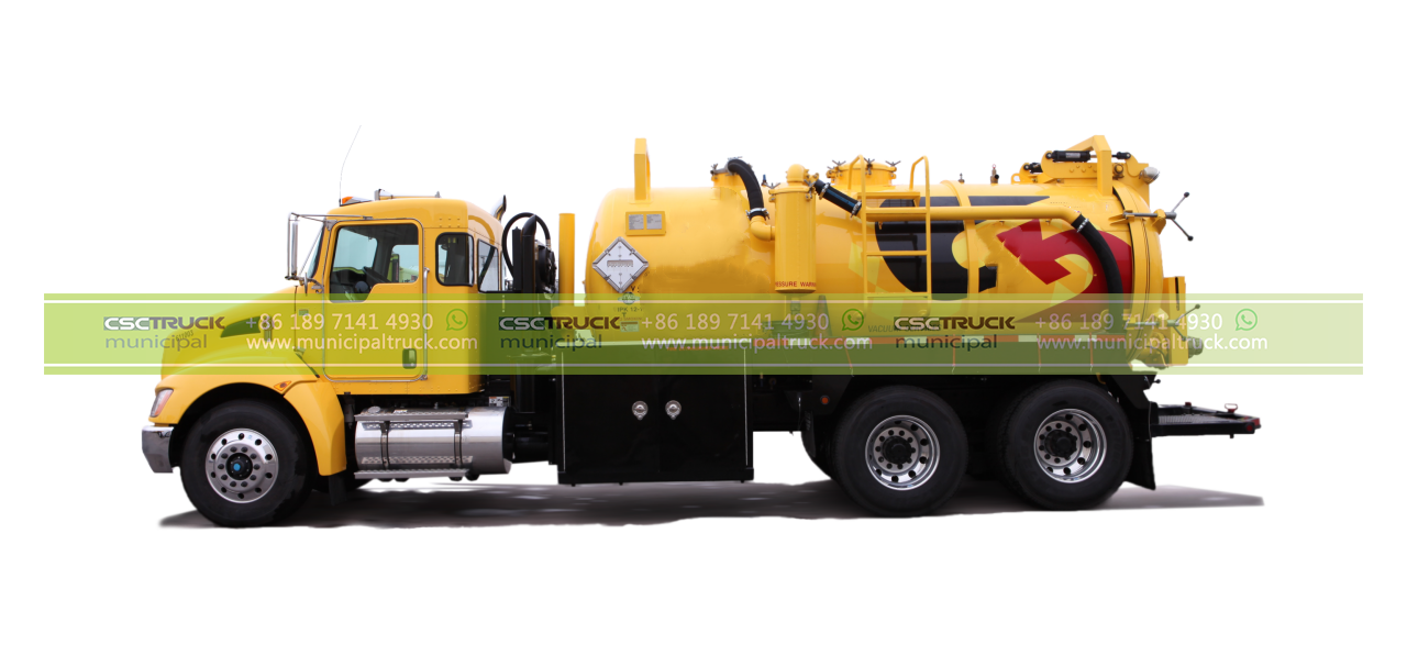 Waste Sorting and Recycling sewer truck