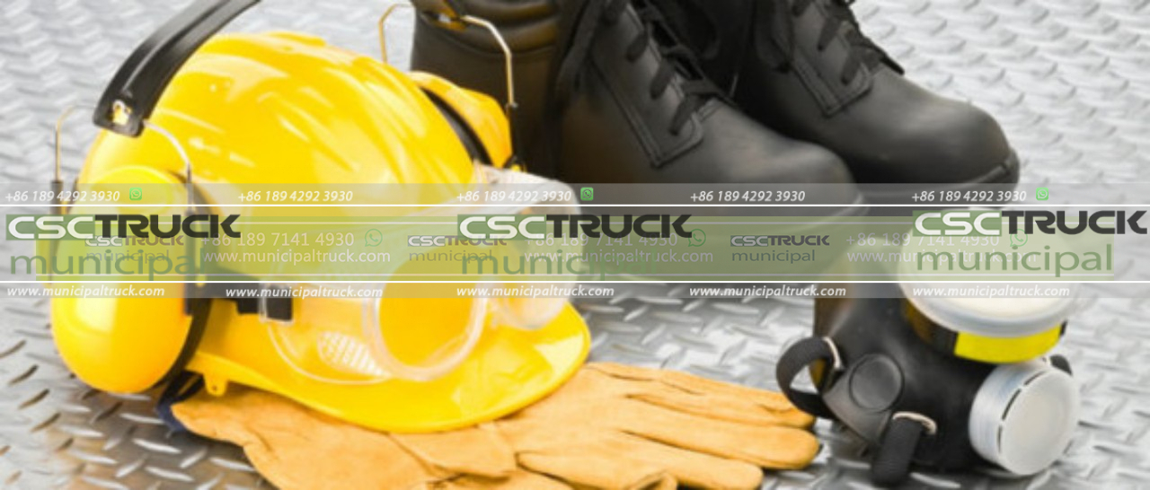 Wear Appropriate Safety Gear Sweeper Truck