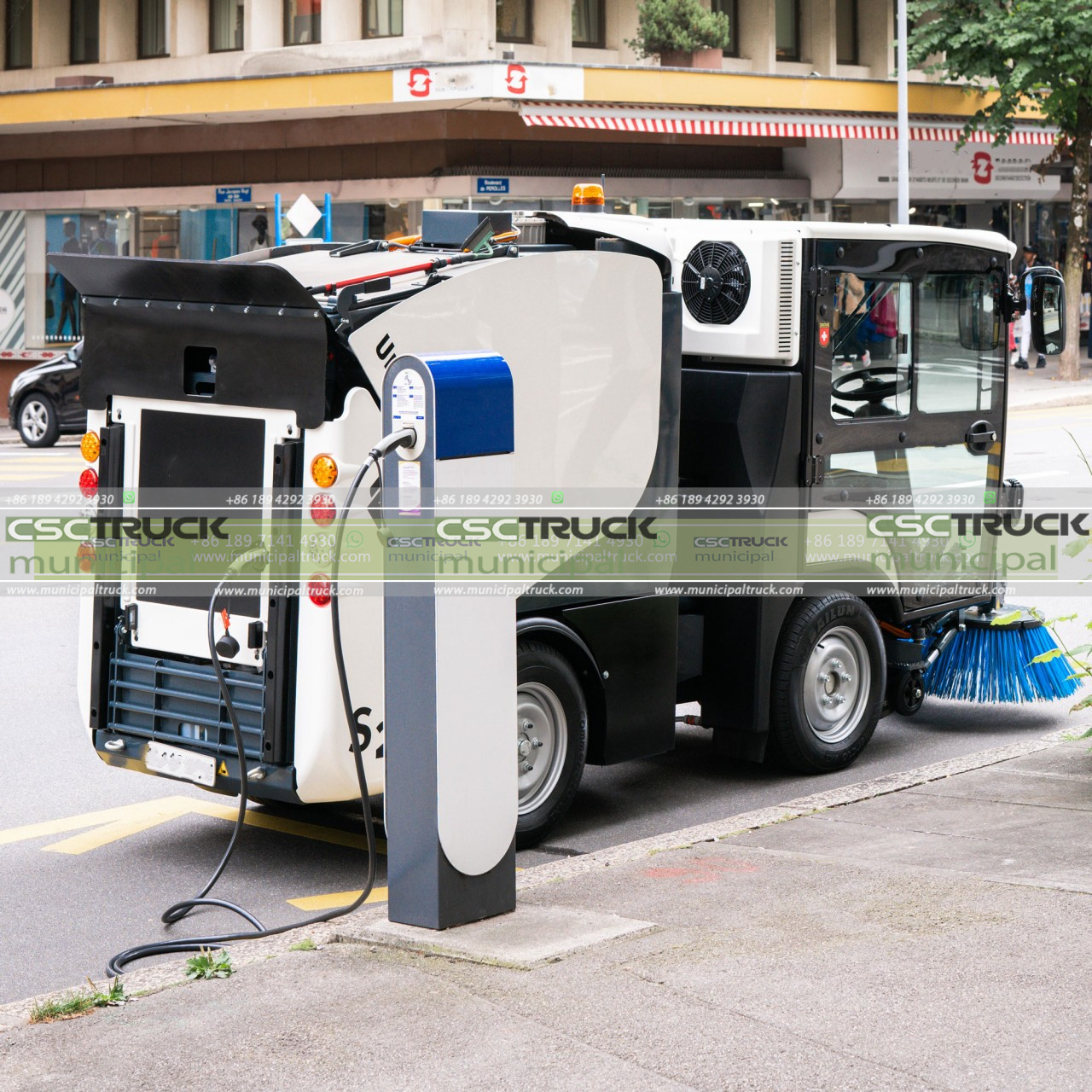 electric sweeper truck (2)