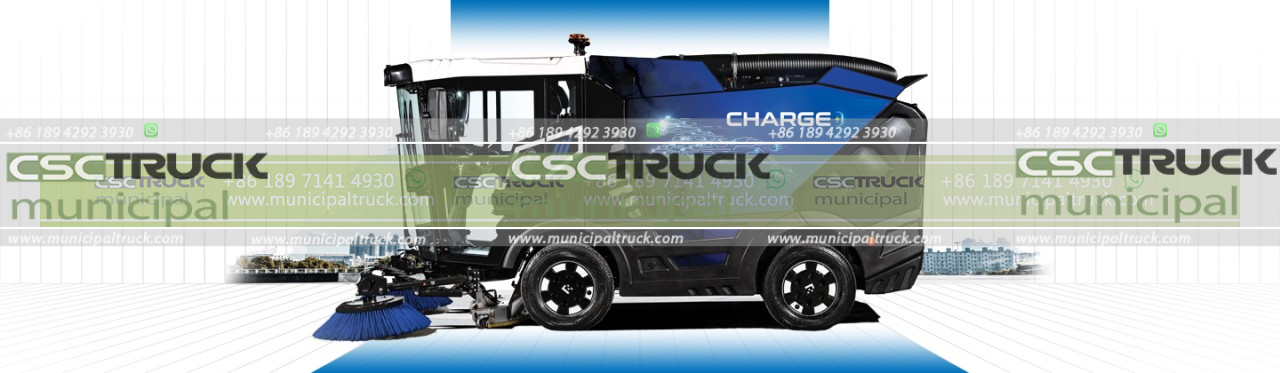 quieter sweeper truck