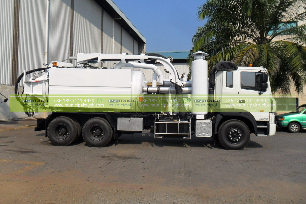 sewage truck tank material