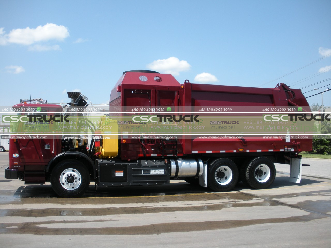 Hybrid garbage truck