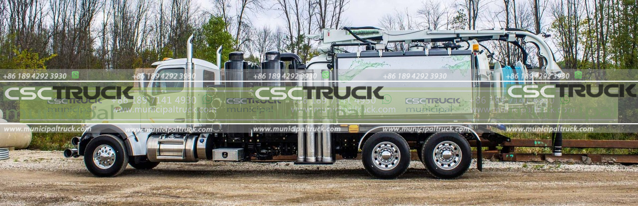 Vacuum sewer truck (5)