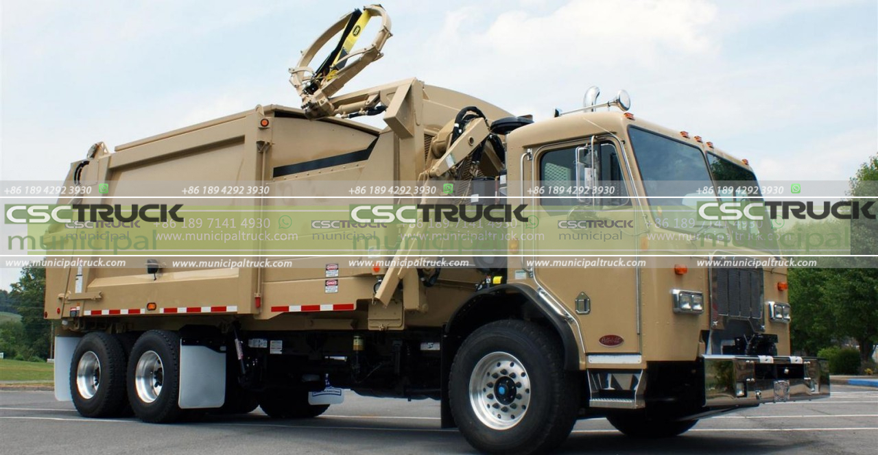 automated side loader garbage truck (7)