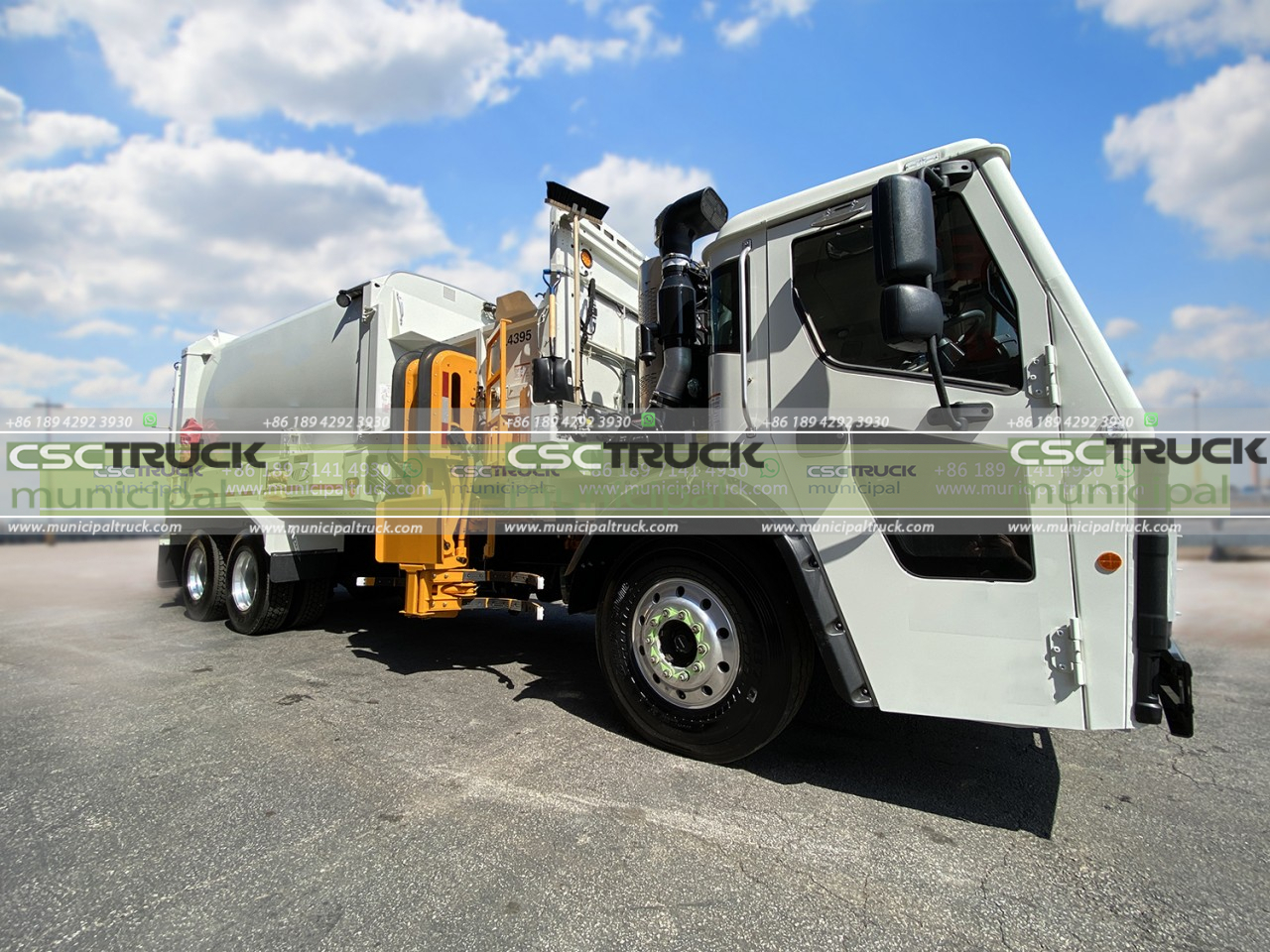 Why are Garbage Trucks Cabover? CSCTRUCK Municipal Truck