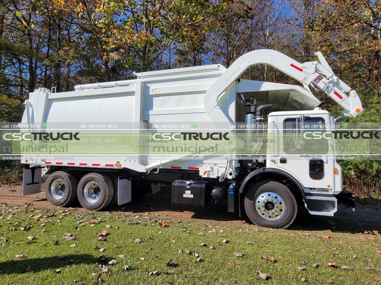 front loader garbage truck