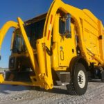 What is a Front Load Bin? front loader garbage truck (10)
