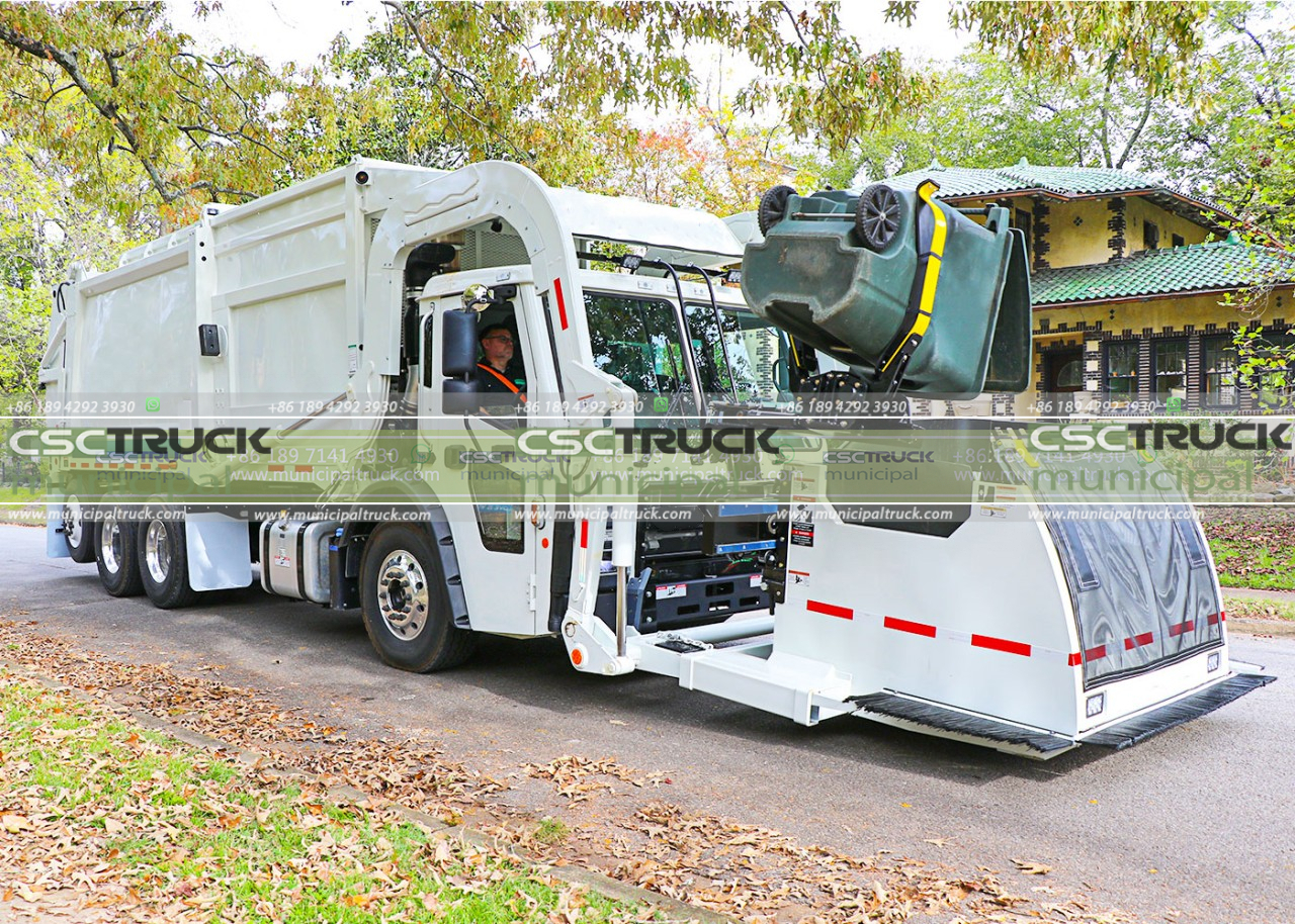 front loader garbage truck
