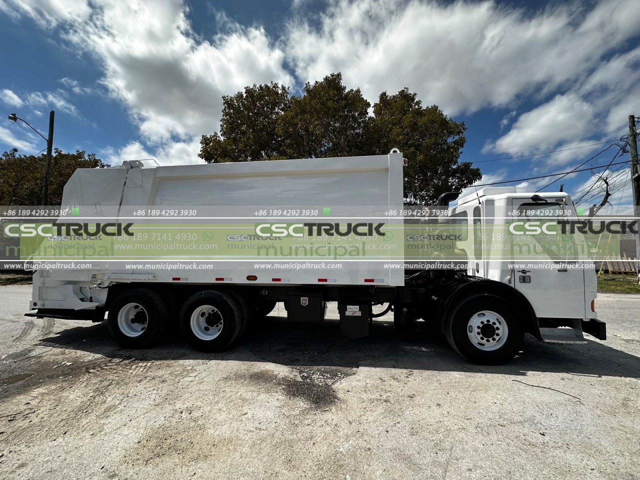 What is the Back of a Garbage Truck Called? CSCTRUCK Municipal Truck